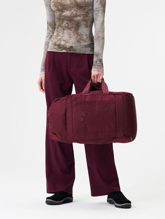 pinqponq Backpack Blok Medium Glazed Red