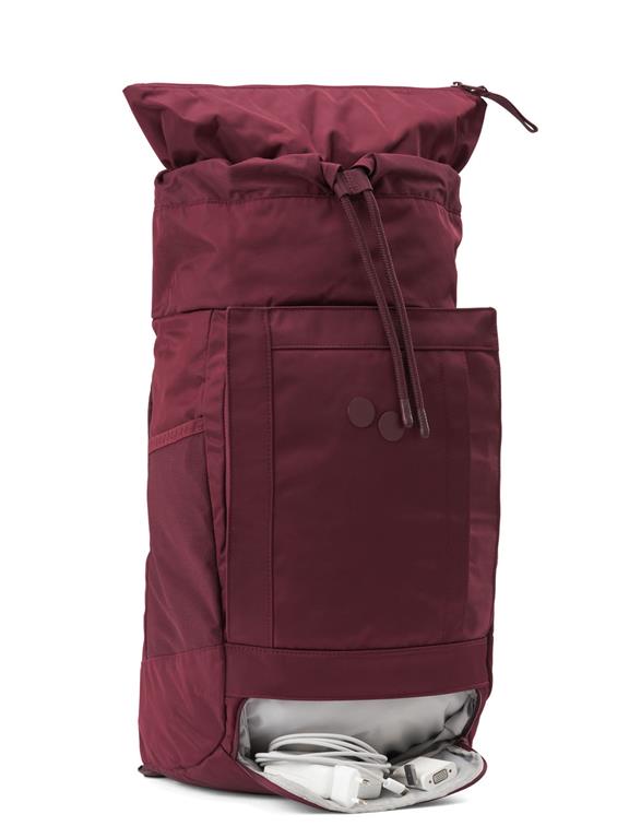 pinqponq Backpack Blok Medium Glazed Red