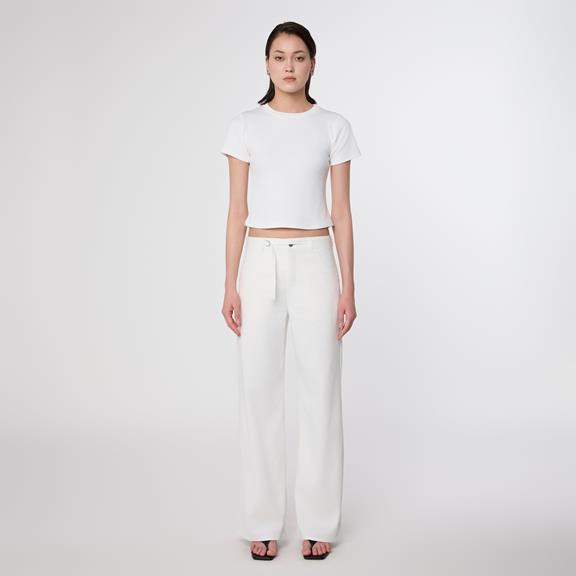 Dawn Jeans Blink Wide Off White
