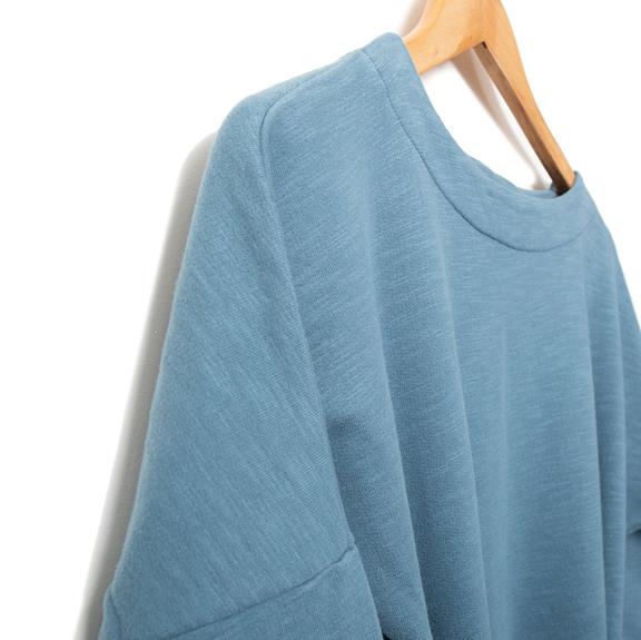 Dress - Recycled Sweat Fabric - Lavender Blueº 5