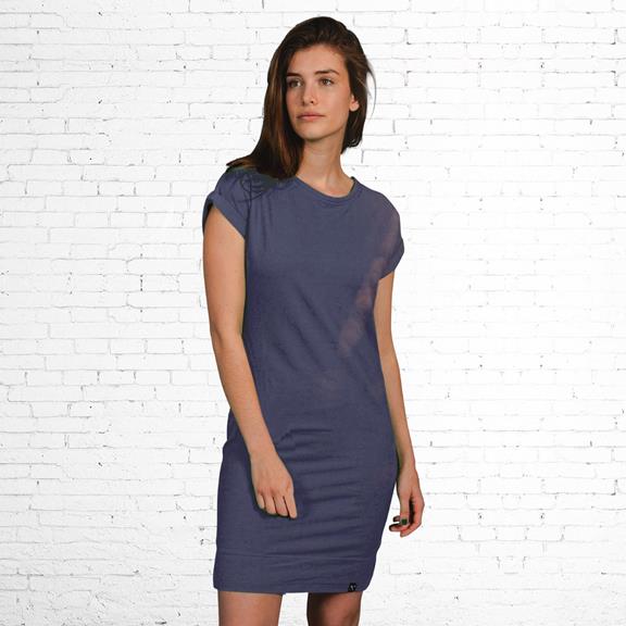Dress - Recycled Jersey Fabric - Purpleº 1