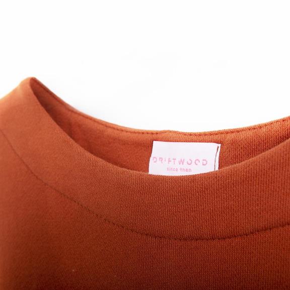 Kleid - Recycelter Sweatstoff - Orange 5