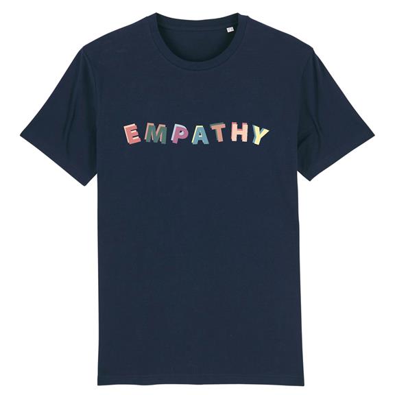 T-Shirt Empathy Donkerblauw 1
