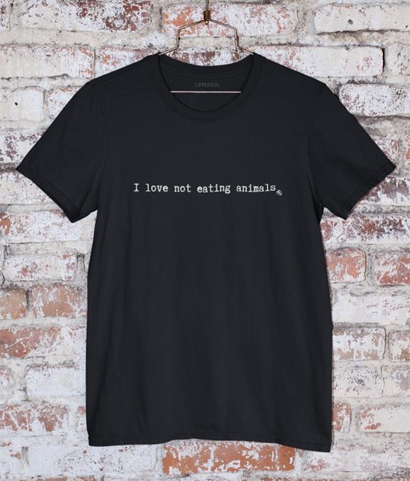 T-Shirt I Love Not Eating Animals White 3