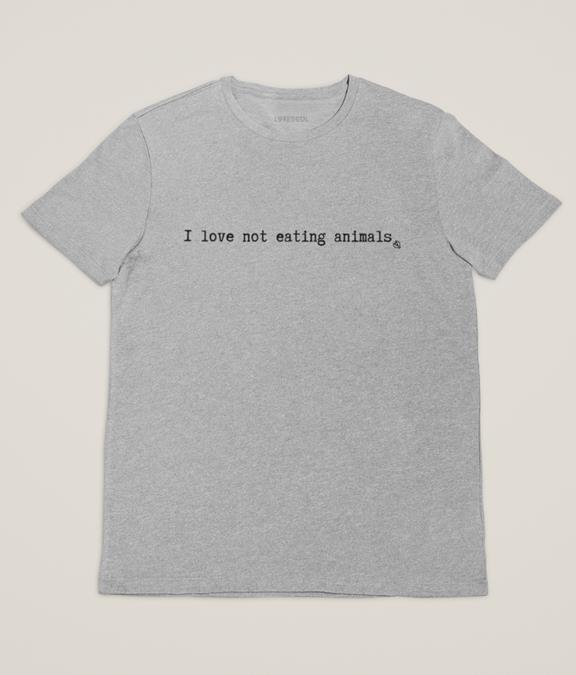 T-Shirt I Love Not Eating Animals White 8