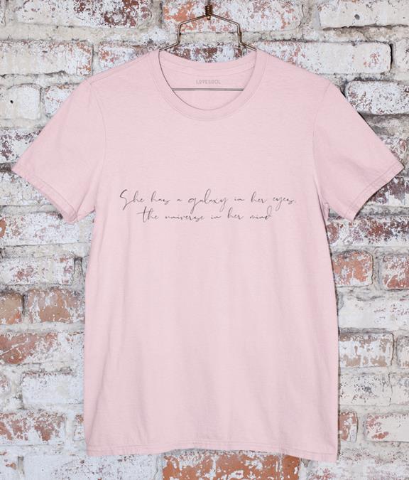 T-Shirt Universe Believer Cotton Pink 2