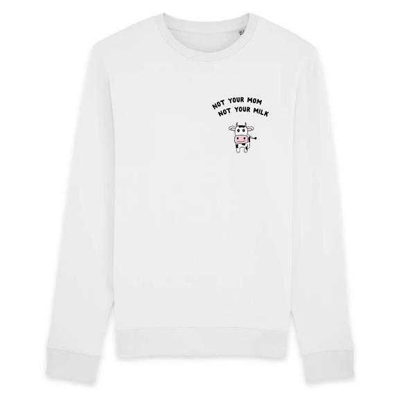 Sweatshirt Not Your Mom White 3