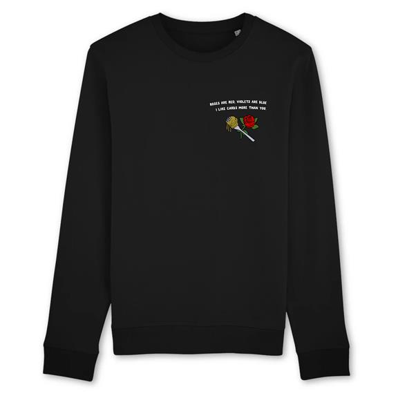 Sweatshirt Roses Black 3