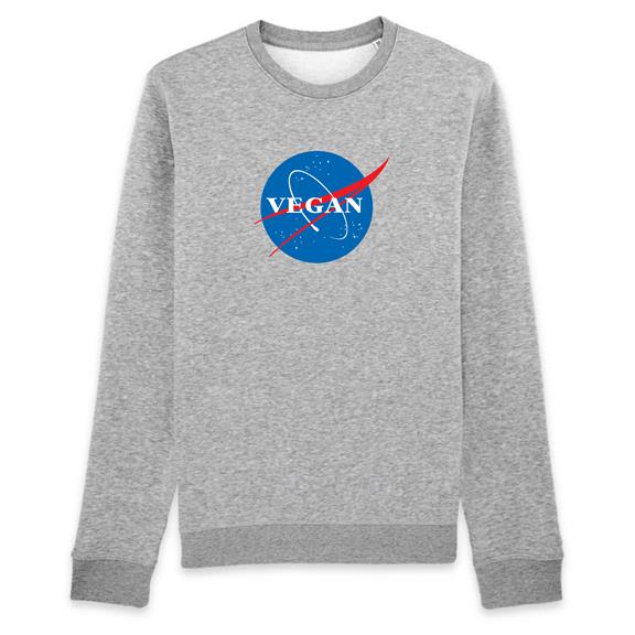 Sweatshirt Vegan Nasa Grey 1