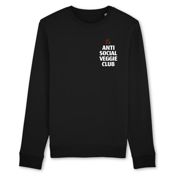 Sweatshirt Anti Social Veggie Club Black 1