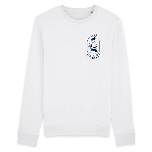 Sweatshirt Love Yourself White 1