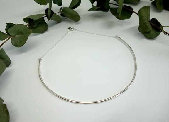 Choker Necklace Silver 1
