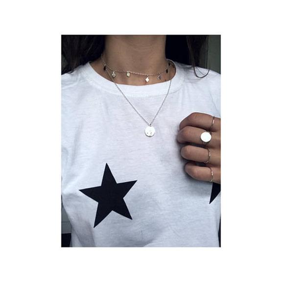 Necklace Stars Gold Plated 5