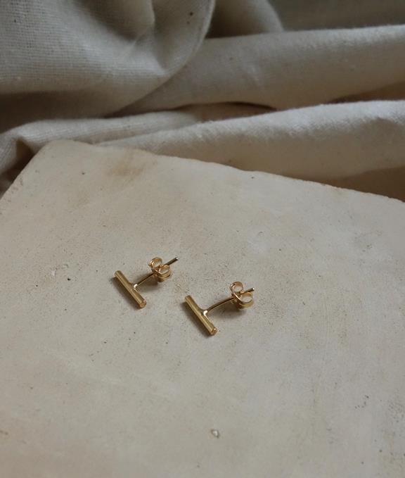 Earrings Tiny Wire Gold Plated 1