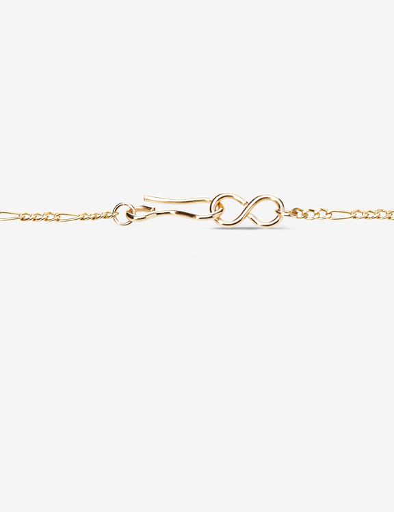 Choker Necklace Figaro Gold Plated 2