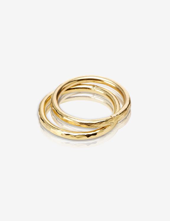 Ring Set Koh Gold Plated  1