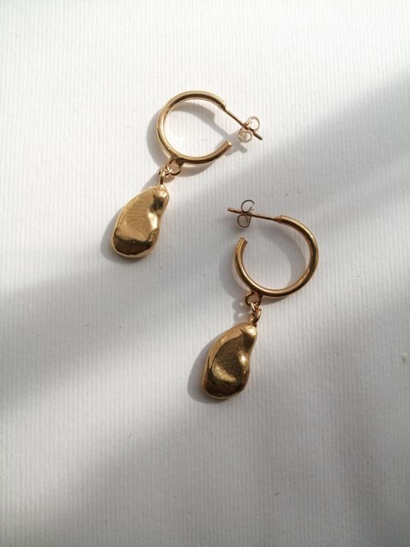 Earrings Sulu Drop Gold Plated 1
