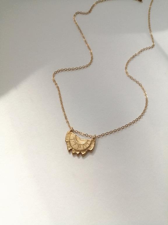 Necklace Lotus Gold Plated 2