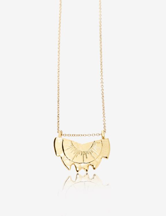 Necklace Lotus Gold Plated 4