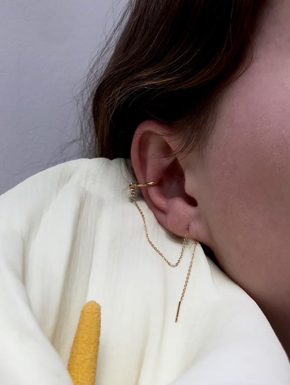 Ear Thread&Cuff Gold 4
