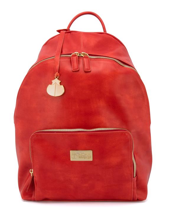  Napoli Backpack - Red Orange  1