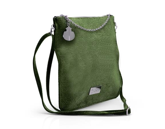 Clutch Padova Velvet - Green from Shop Like You Give a Damn