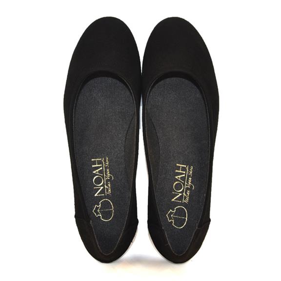 Flats Mia Suede - Black from Shop Like You Give a Damn