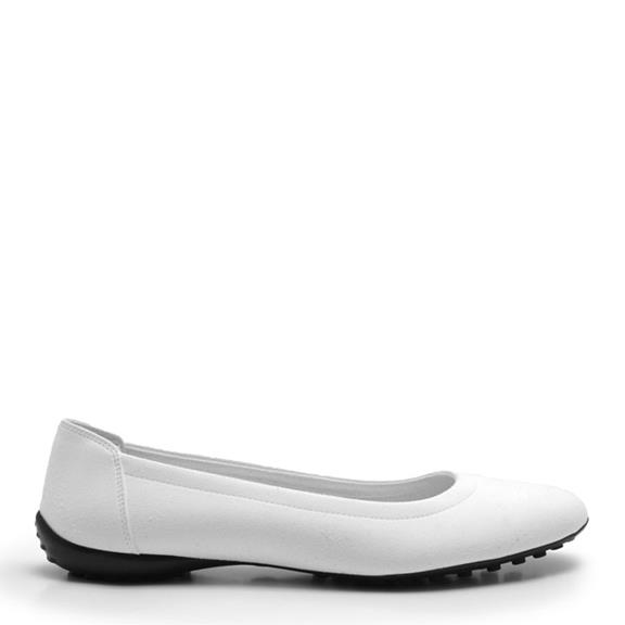 Flats Mia Suede - White from Shop Like You Give a Damn