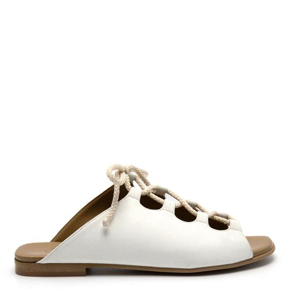 Sandal Virginia Suede - White from Shop Like You Give a Damn
