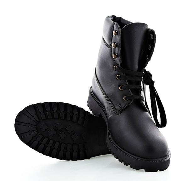 Unisex Boots Claudia & Claudio Nappa Black from Shop Like You Give a Damn