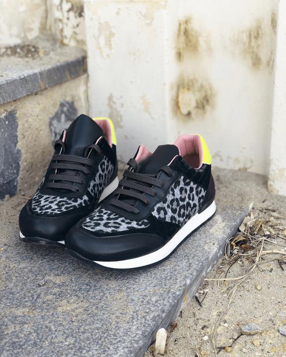 Sneakers Black Leopard 8