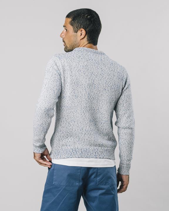 Sweater Mouline Blue White 4