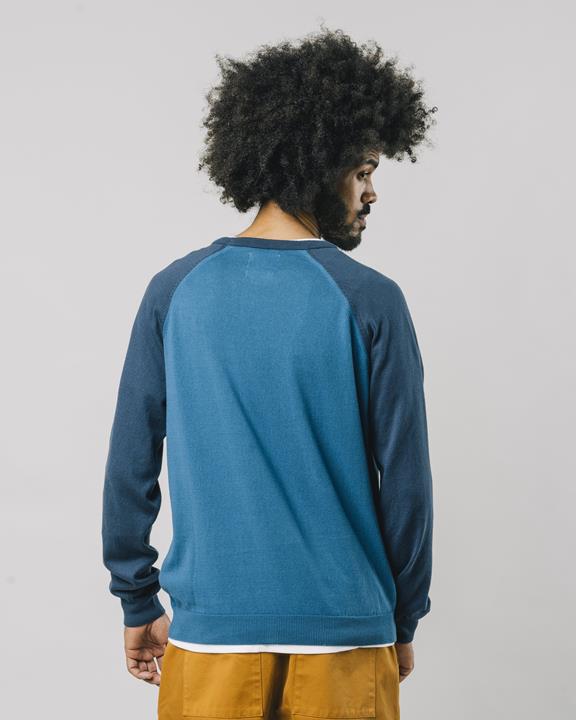Sweater Color Block Blue 6