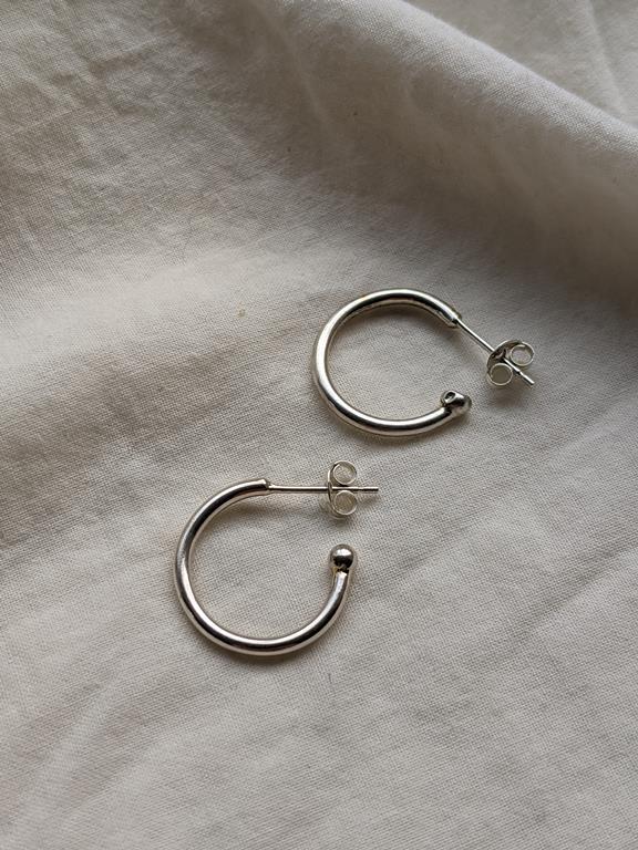 Earrings Small Hoops Silver 3