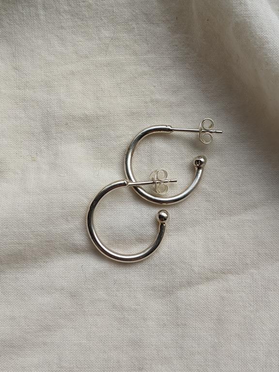Earrings Small Hoops Silver 4
