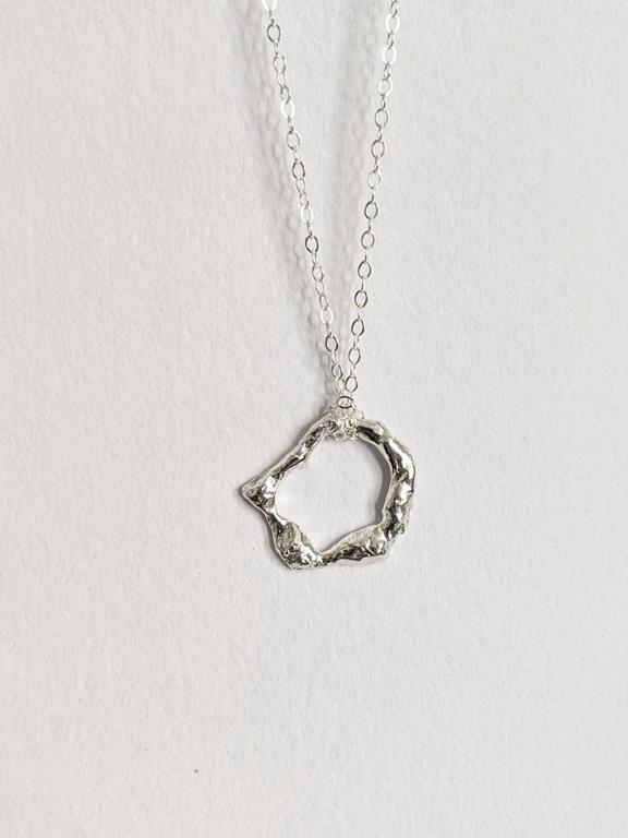 Halskette Kreis Silber 3