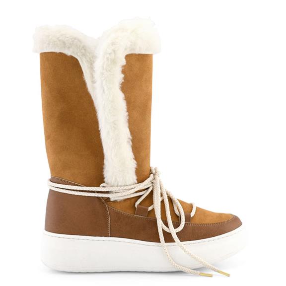 Snow Boots Luna Cognac 1