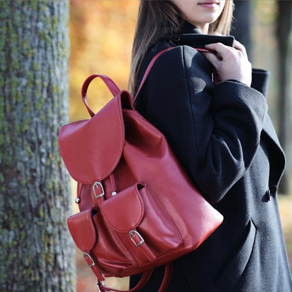 Backpack Claudine Red 2