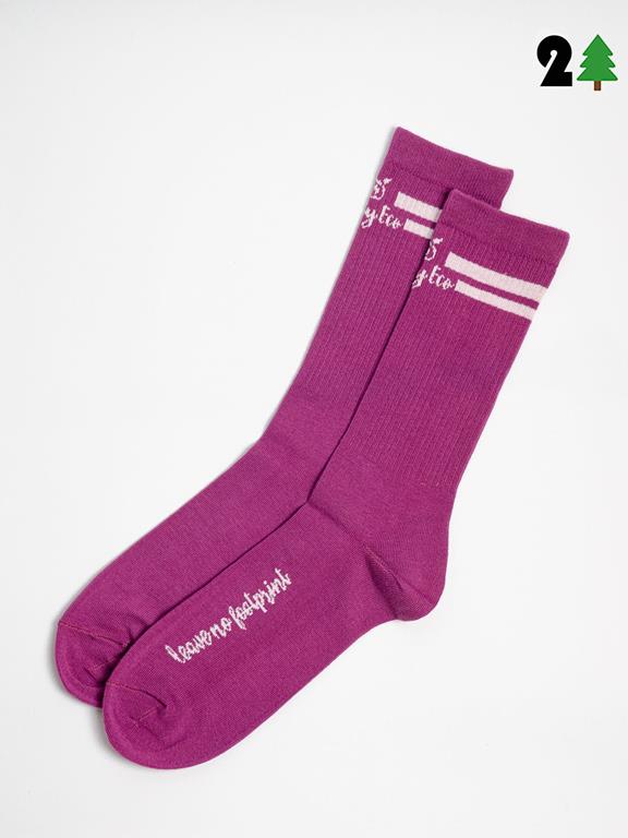 Socks Ame Purple 1