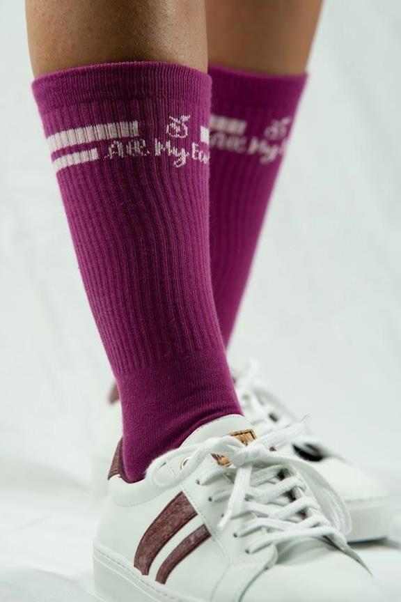 Socks Ame Purple 4