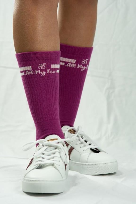 Socks Ame Purple 6