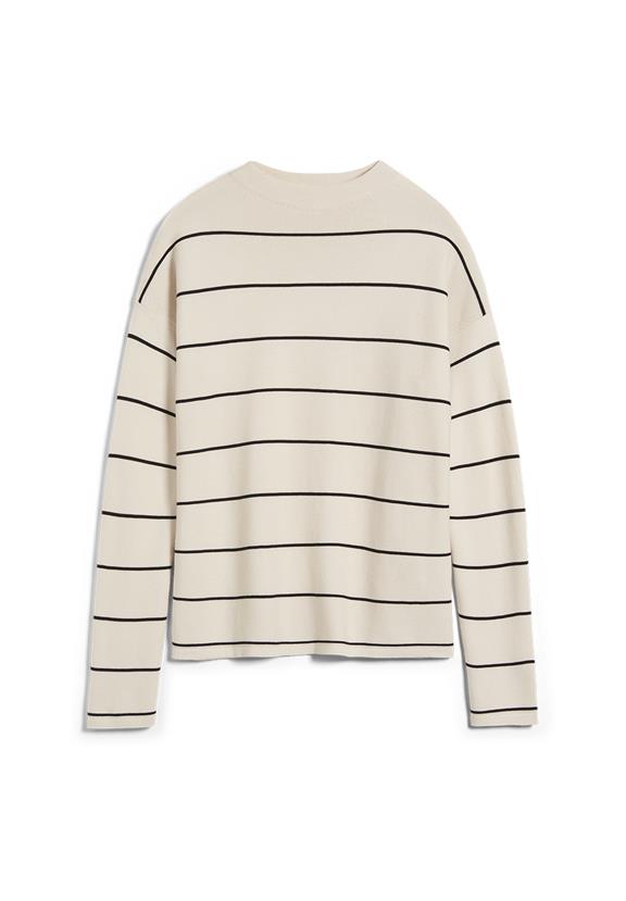 Sweater Medinaa Stripes Oatmilk 1