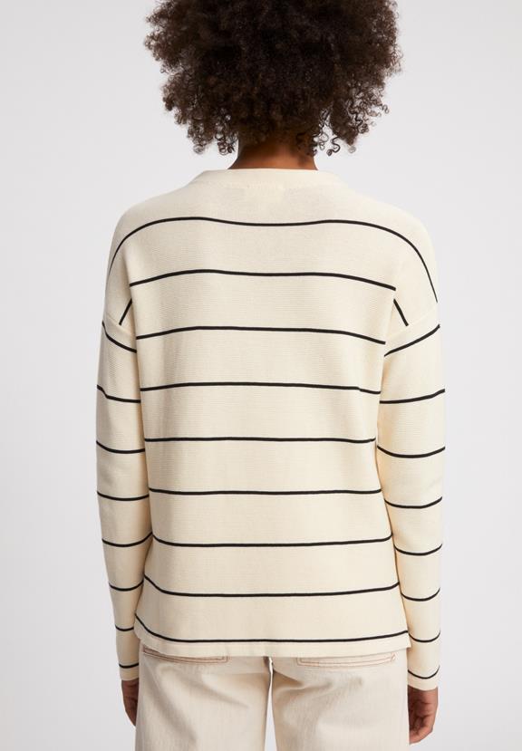 Sweater Medinaa Stripes Oatmilk 6
