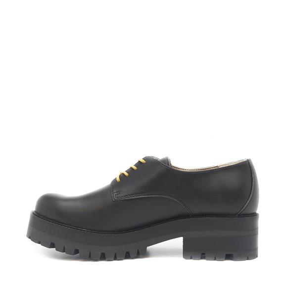 Derby Platform Shoes Black 3