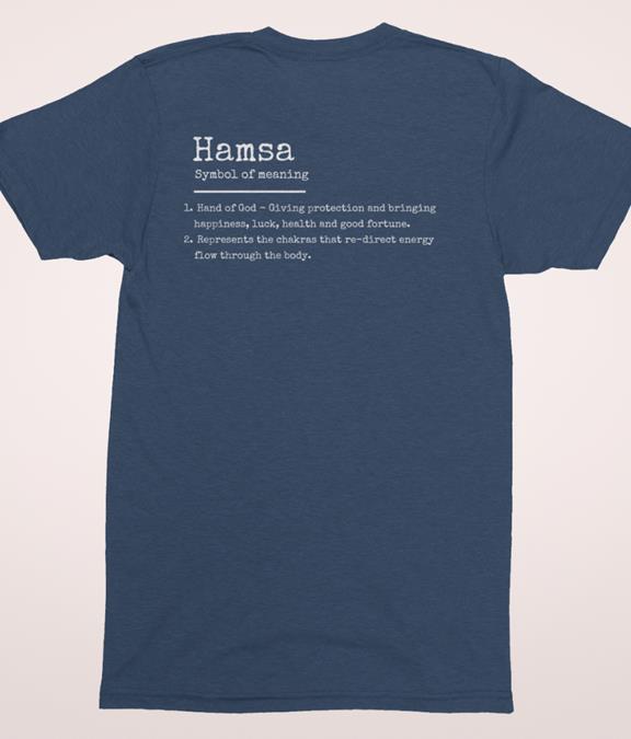 T-Shirt Hamsa Donkerblauw 2