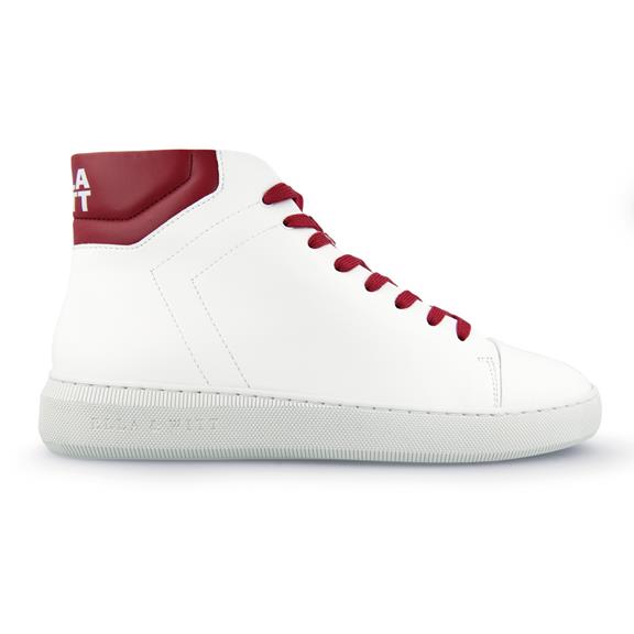 Hoher Sneaker Adams Weiß & Rot 1