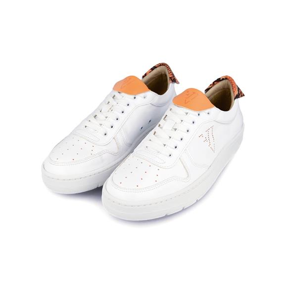 Sneaker Davis Weiß & Orange 2