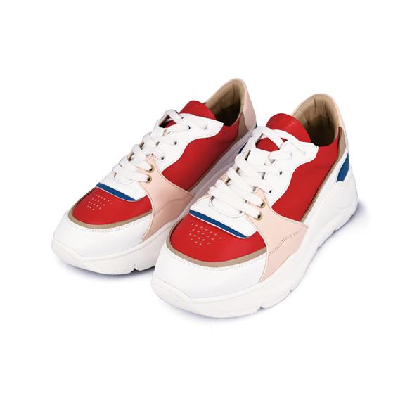 Sneaker Goodall Red, White & Rose 2