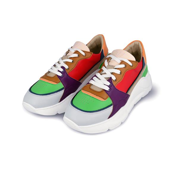 Sneaker Goodall Rood, Green & Purple 2