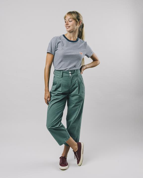 Pleated Pants Green 3